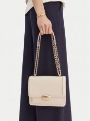 GINO ROSSI Torebka EO-KY129 Écru. Torebki klasyczne damskie Gino Rossi, bez wzorów, z materiału, bez dodatków. Za 299.99 zł.