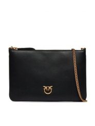 Pinko Torebka Flat Classic PE 23 PCPL 100455 A0F1 Czarny. Czarne torebki klasyczne damskie Pinko, bez wzorów, ze skóry, wizytowe, bez kołnierzyka, bez ramiączek. Za 679.99 zł.