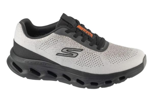 Buty sportowe męskie, Go Walk Glide-Step 2.0 - VIC. Szare buty sportowe na co dzień męskie Skechers, z materiału, bez zapięcia, trekkingowe. Za 299.99 zł.