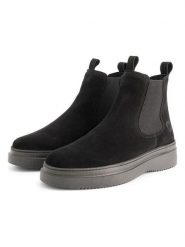 TRAVELIN' Skórzane sztyblety w kolorze czarnym rozmiar: 44. Czarne sztyblety męskie Travelin', bez zapięcia. Za 357.63 zł.