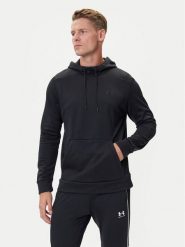 Under Armour Bluza UA Armour Fleece Hoodie 1373353 Czarny Regular Fit. Czarne bluzy bez kaptura męskie Under Armour, m, z syntetyku. Za 249.99 zł.