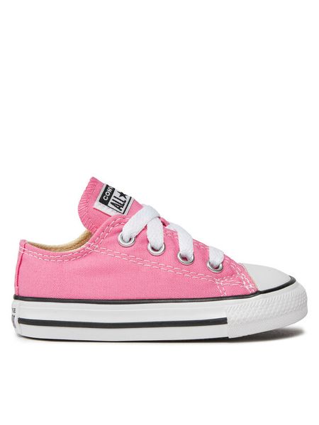Converse Trampki Inf C/T A/S OX 7J238C Różowy. Czerwone trampki i tenisówki dziewczęce Converse, bez wzorów, z materiału, bez zapięcia. Za 219.99 zł.