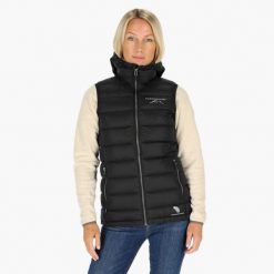 Kamizelka turystyczna damska Swedemount Östersund Down Vest wodoodporna. Czarne kamizelki damskie SWEDEMOUNT, z puchu. Za 399.99 zł.