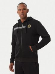 Beverly Hills Polo Club Bluza M6603T-HR Czarny Regular Fit. Czarne bluzy bez kaptura męskie Beverly Hills Polo Club, m, z bawełny. Za 244.99 zł.