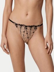 Guess Stringi O6GE08 KE840 Beżowy. Brązowe stringi damskie Guess, m, z aplikacjami, z syntetyku. Za 174.99 zł.