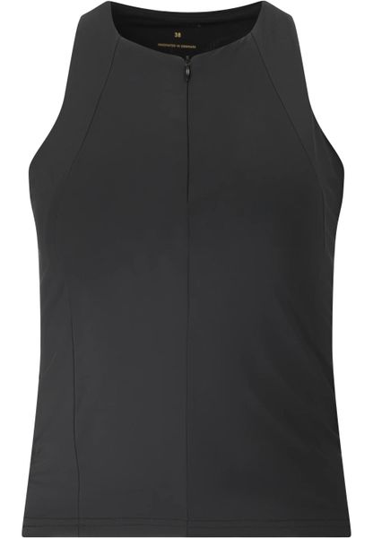 Damski tank top Athlecia Lynne. Czarne topy sportowe damskie Athlecia, bez wzorów, z materiału, bez ramiączek. Za 168.00 zł.