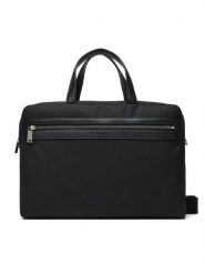 Calvin Klein Torba na laptopa Contrast Commuter Bag LV04D3032G Czarny. Czarne torby na laptopa damskie CALVIN KLEIN, bez wzorów, ze skóry. Za 449.99 zł.