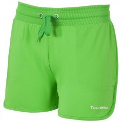 Damskie spodenki tenisowe Tecnifibre X-Cool Short. Zielone szorty damskie TECNIFIBRE, bez wzorów, sportowe. W wyprzedaży za 59.00 zł.