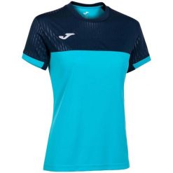 Koszulka do tenisa damska Joma Montreal. Niebieskie t-shirty damskie Joma, xl, bez wzorów, z materiału, bez kołnierzyka. Za 130.05 zł.