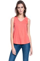 DAMSKI T-SHIRT MUSTANG ALMA V LIEN 1009483 8204. T-shirty damskie Mustang, s, bez wzorów, bez kołnierzyka. W wyprzedaży za 39.99 zł.