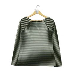Damski Sweter w Czarnym Efekcie Metalicznym. Czarne swetry klasyczne damskie Ralph Lauren, l, z materiału, bez kołnierzyka. Za 51.08 zł.