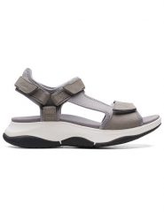 Clarks Sandały "Wave2.0 Skip" w kolorze szarym rozmiar: 36. Szare sandały damskie Clarks, bez wzorów, bez obcasa. Za 184.46 zł.