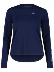 Maloja Koszulka funkcyjna "ErleM" w kolorze granatowym rozmiar: XS. Niebieskie bluzki sportowe damskie Maloja, xs, z materiału, bez kołnierzyka, bez ramiączek. Za 122.96 zł.