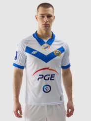 4F Koszulka klubowa retro z sezonu 2022/23 oraz 2023/24 męska 4F x Stal Mielec - biała 3XL. Białe t-shirty sportowe męskie 4f, m, z dzianiny, bez ramiączek, do piłki nożnej. W wyprzedaży za 149.99 zł.