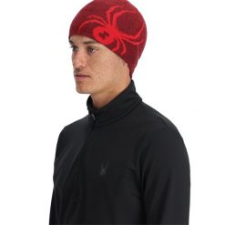 Czapka zimowa Spyder Reversible Innsbruck. Niebieskie czapki męskie Spyder, na zimę, bez wzorów, sportowe. Za 169.99 zł.