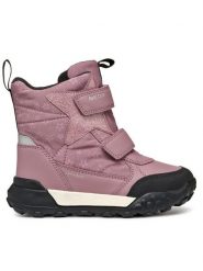 Geox Śniegowce J Trekkyup Girl B Ab J46M7C 0MNBC C8006 D Różowy. Czerwone kozaki dziewczęce Geox, bez wzorów, ze skóry, bez obcasa. Za 389.99 zł.