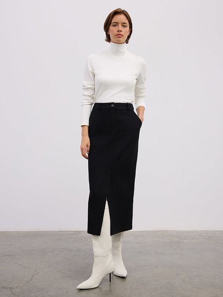 BGN Spódnica w kolorze czarnym rozmiar: 36. Czarne spódniczki damskie BGN, bez wzorów, maxi, proste. Za 121.99 zł.