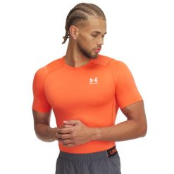 Koszulka Under Armour HeatGear® Armour. Białe bielizna termoaktywna męska Under Armour, l, bez ramiączek, na fitness i siłownię. Za 89.00 zł.