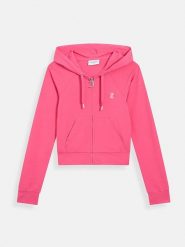 Juicy Couture Bluza w kolorze różowym rozmiar: XS. Różowe bluzy z kapturem damskie Juicy Couture, xs. Za 217.99 zł.