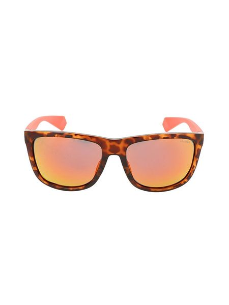 Polaroid Męskie okulary przeciwsłoneczne w kolorze brązowo-pomarańczowym rozmiar: 59. Brązowe okulary przeciwsłoneczne męskie Polaroid, z tworzywa sztucznego. Za 164.95 zł.