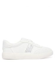 MICHAEL Michael Kors Sneakersy Jem Scotty Charm MK04163102 Biały. Białe buty sportowe dziewczęce MICHAEL Michael Kors, bez wzorów, ze skóry, bez zapięcia. Za 389.99 zł.