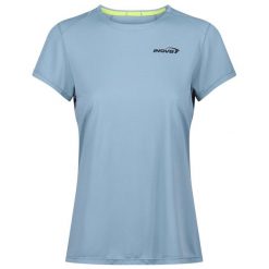 Koszulka do biegania damska Inov-8 Performance Short Sleeve. Niebieskie bluzki damskie Inov-8, l, bez wzorów, sportowe, bez kołnierzyka, bez ramiączek. Za 180.99 zł.
