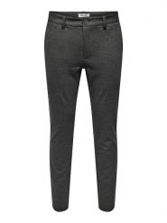 ONLY & SONS Spodnie "Mark" w kolorze antracytowym rozmiar: W30/L34. Czarne spodnie materiałowe męskie Only & Sons, bez wzorów, z materiału. Za 65.85 zł.
