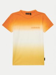 Napapijri T-Shirt S-Merse NP0A4ILFA701 D Pomarańczowy Regular Fit. Brązowe t-shirty chłopięce Napapijri, bez wzorów, z bawełny, bez ramiączek. Za 99.99 zł.