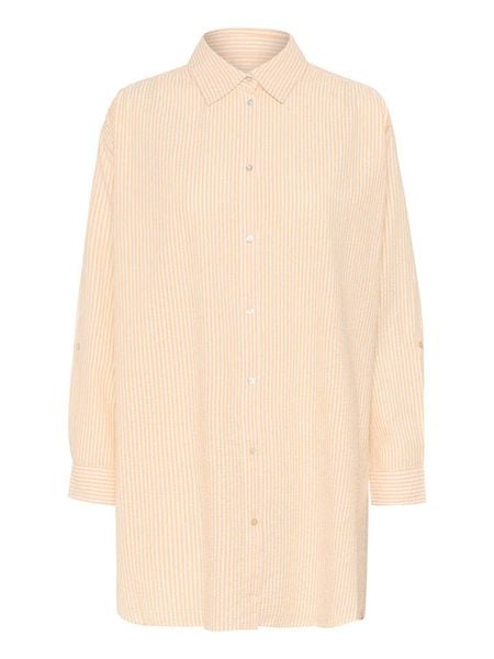 SAINT TROPEZ Tunika w kolorze pomarańczowym rozmiar: S. Pomarańczowe tuniki damskie Saint Tropez, na co dzień, s, bez wzorów, z bawełny, bez kołnierzyka, bez ramiączek. Za 104.99 zł.