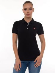 SIR RAYMOND TAILOR Koszulka polo "Angie" w kolorze czarnym rozmiar: L. Czarne bluzki damskie Sir Raymond Tailor, l, bez wzorów, z bawełny, bez kołnierzyka, bez ramiączek. Za 110.04 zł.