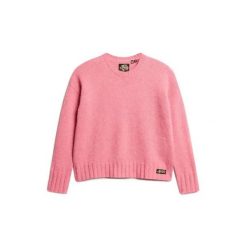 Damski sweter z okrągłym dekoltem Superdry Essential. Czerwone swetry klasyczne damskie Superdry., m, z dzianiny, bez kołnierzyka. Za 276.45 zł.