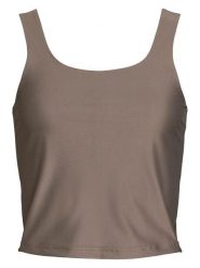 Rethinkit Top sportowy "Alice" w kolorze khaki rozmiar: M. Brązowe topy damskie Rethinkit, m, bez wzorów, z materiału, bez kołnierzyka. Za 136.45 zł.