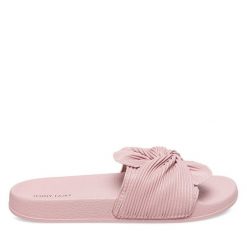 Klapki Jenny Fairy. Czerwone klapki damskie Jenny Fairy, bez wzorów, bez obcasa. Za 59.99 zł.