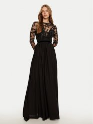 Babylon Sukienka wieczorowa EL0709 Czarny Regular Fit. Czarne sukienki damskie Babylon, bez wzorów, wizytowe, bez kołnierzyka, bez ramiączek. Za 1,349.00 zł.