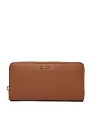 MICHAEL Michael Kors Portfel 32F5GJ6T7T Brązowy. Brązowe portfele damskie MICHAEL Michael Kors, bez wzorów, ze skóry. Za 589.99 zł.