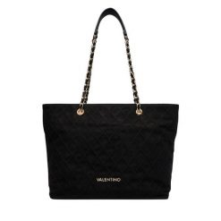 Torebka Valentino. Czarne torebki klasyczne damskie Valentino, bez wzorów, bez dodatków. Za 749.99 zł.