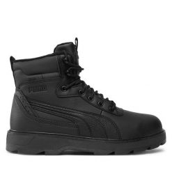 Trapery Puma. Czarne buty zimowe męskie Puma, bez zapięcia. Za 409.99 zł.