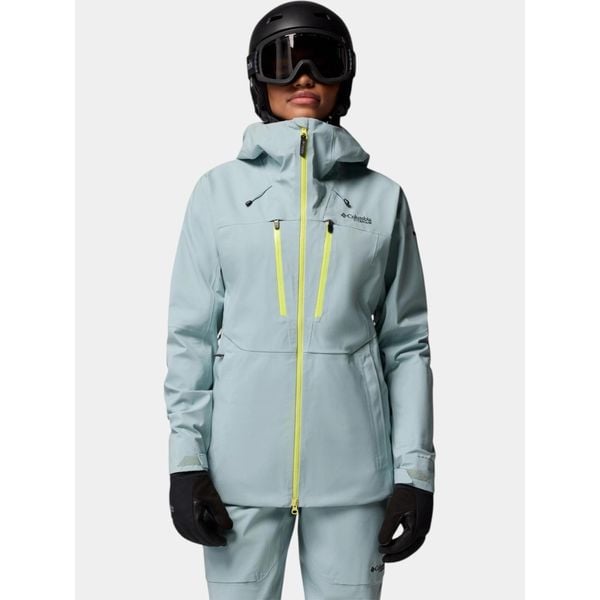 Kurtka Narciarska Damska Columbia Platinum Peak II 3L. Niebieskie kurtki damskie Columbia, l, bez wzorów, bez kaptura, narciarskie. Za 1,699.00 zł.