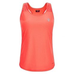 Damski tank top Macron Start Gaenor. Brązowe topy damskie Macron, bez wzorów, bez kołnierzyka. Za 213.50 zł.