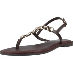 Sandały CARMELA 163293C Brązowy. Brązowe obuwie trekkingowe damskie Carmela, bez wzorów, ze skóry, bez obcasa. Za 208.99 zł.