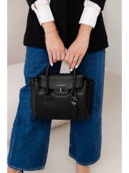 Lia Biassoni Skórzana torebka w kolorze czarnym - 30 x 23 x 11 cm rozmiar: onesize. Czarne torebki klasyczne damskie Lia Biassoni, bez wzorów, z materiału, bez dodatków. Za 366.35 zł.