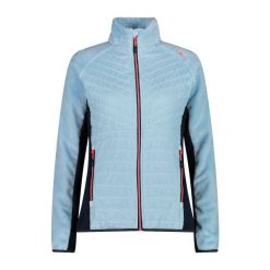 Hybrdowa kurtka unlimitech dla kobiet CMP. Czarne kurtki damskie CMP, bez wzorów, bez kaptura. Za 371.50 zł.