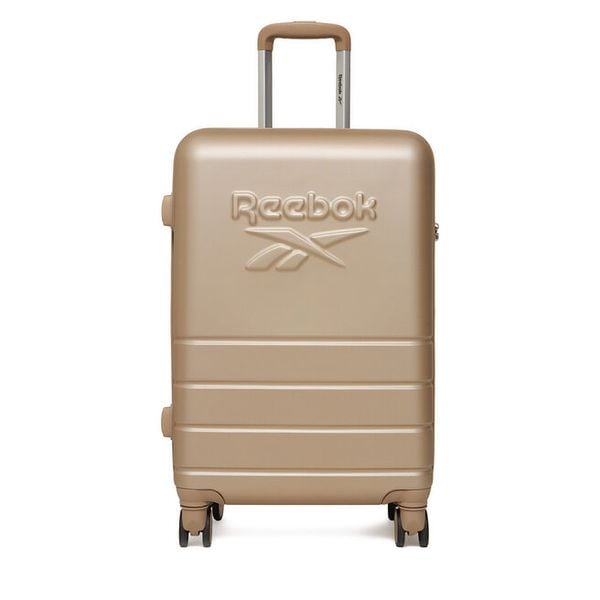 Walizka średnia Reebok. Brązowe walizki Reebok, bez wzorów, średnie. Za 269.99 zł.