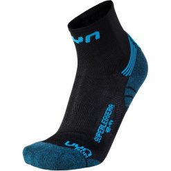 Męskie skarpety do biegania Uyn run superleggera socks. Czarne skarpetki męskie UYN, bez wzorów. Za 79.99 zł.