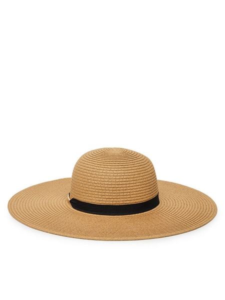 DeeZee Kapelusz DK24040907 Beżowy. Brązowe kapelusze damskie DeeZee, bez wzorów, z syntetyku. Za 59.99 zł.