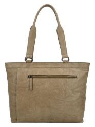 HIDE & STITCHES Skórzana torebka w kolorze beżowym - 37 x 29 x 9 cm rozmiar: onesize. Brązowe torebki klasyczne damskie HIDE & STITCHES, bez wzorów, z materiału, bez dodatków. Za 347.99 zł.