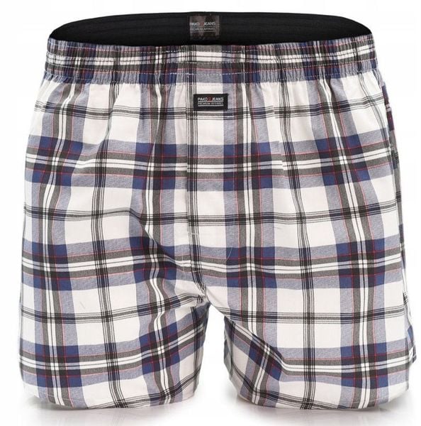 Męskie Bokserki Bawełniane - Pako Jeans - w Kratę. Bokserki męskie Pako Jeans, bez wzorów, z bawełny. Za 33.00 zł.