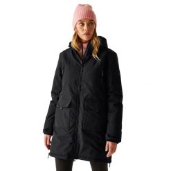 Womens/Ladies Gwynn Izolowana Kurtka Wodoodporna. Zielone kurtki damskie Regatta, m, z aplikacjami, z materiału, z kapturem. Za 274.99 zł.
