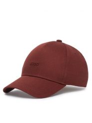 HUGO Czapka z daszkiem Cara 50519255 Brązowy ciemny. Brązowe czapki z daszkiem damskie Hugo, bez wzorów, z bawełny. Za 149.99 zł.