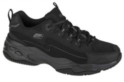 Buty sportowe Sneakersy męskie, Skechers D'Lites 4.0. Czarne buty sportowe na co dzień męskie Skechers, z materiału, bez zapięcia, trekkingowe. Za 329.99 zł.